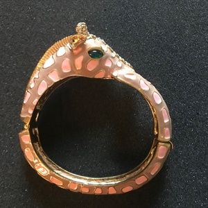 J Crew Giraffe Enamel Hinge Cuff